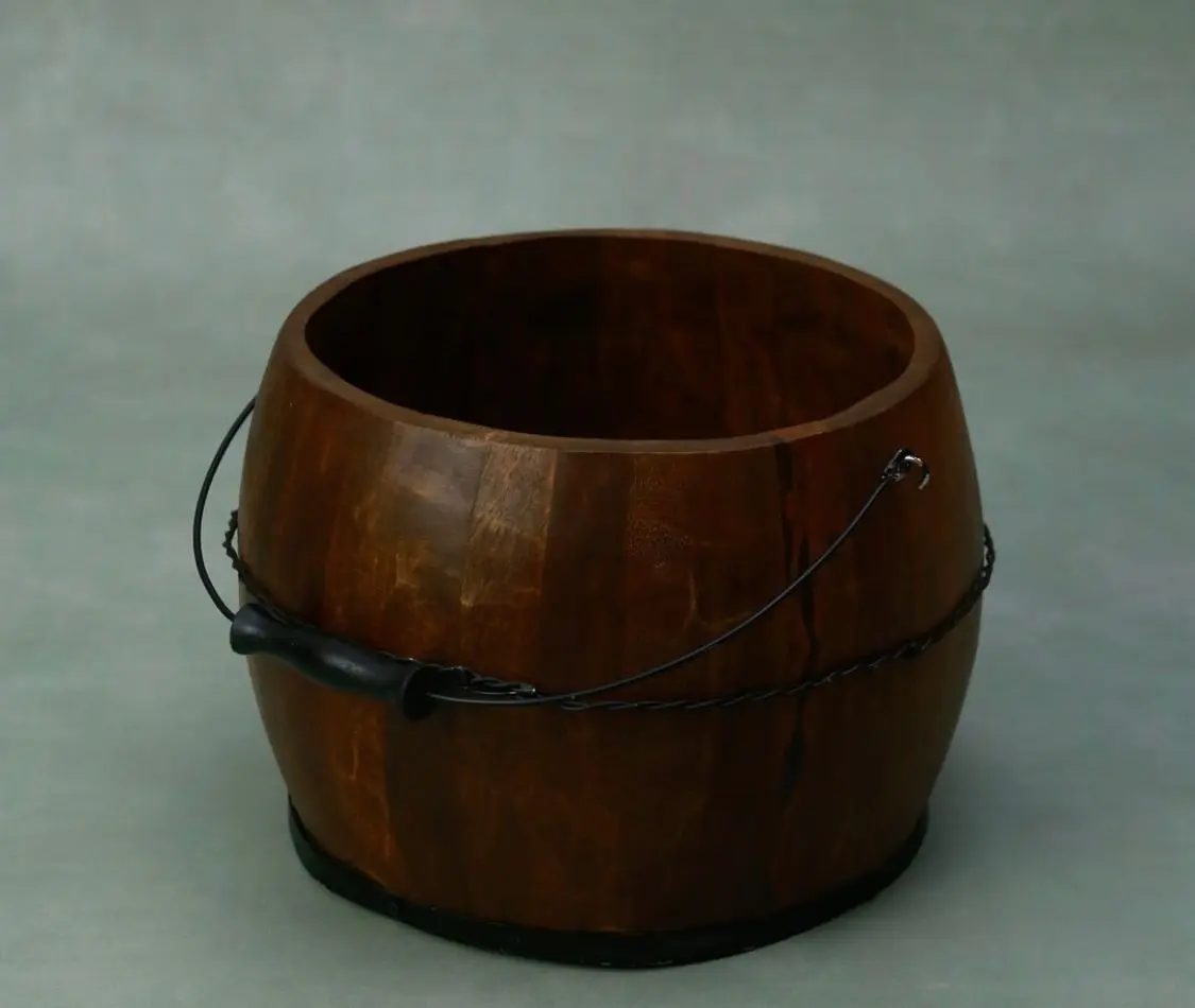 Small Wooden Bucket